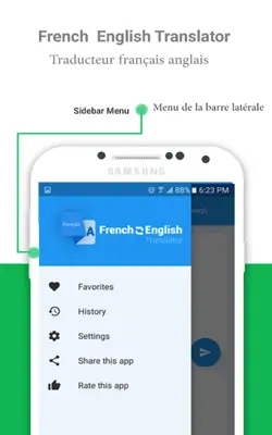 French English Translator android App screenshot 1